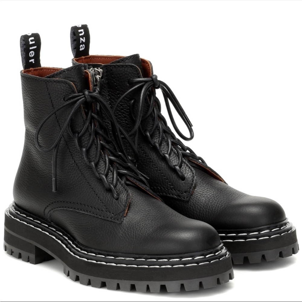 Proenza Schouler Lug Sole Combat Boots